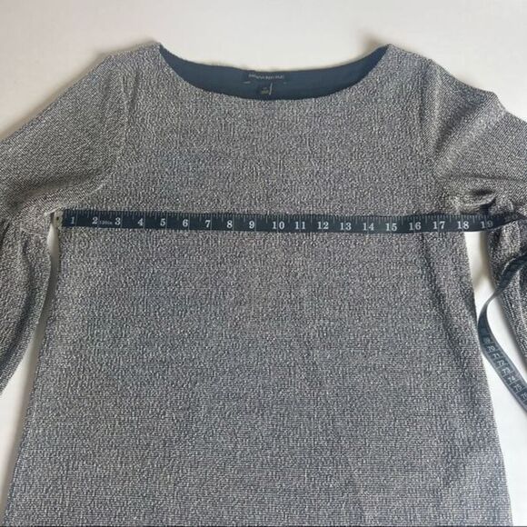 BANANA REPUBLIC Womens Medium Bell Sleeve Gray Top - Picture 6 of 11